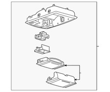 Genuine Ford Overhead Console Bl1z-78519a70-db