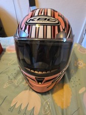KBC TK-8 SLICK PINK LADIES WOMENS MOTORCYCLE BIKE HELMET - CLEARANCE SALE