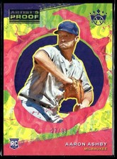 Aaron Ashby 2022 Panini Diamond Kings Artist Proof Silver RC /99 #146 Milwaukee