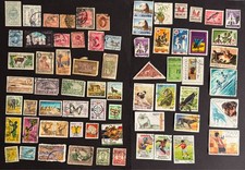 Africa Stamps Lot Bundle (68 Stamps) Wide Variety Mostly Used Sudan Egypt #4