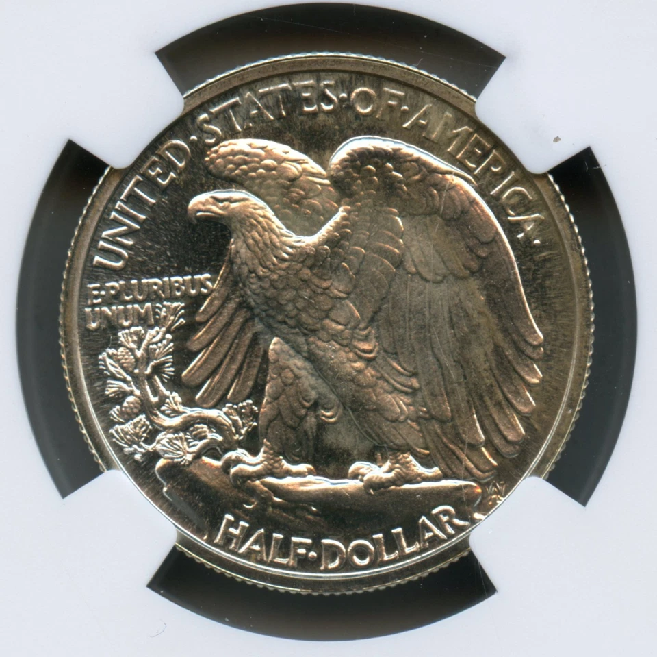 1940 Walking Liberty Silver Half Dollar NGC PF 66 - Image 4 of 4