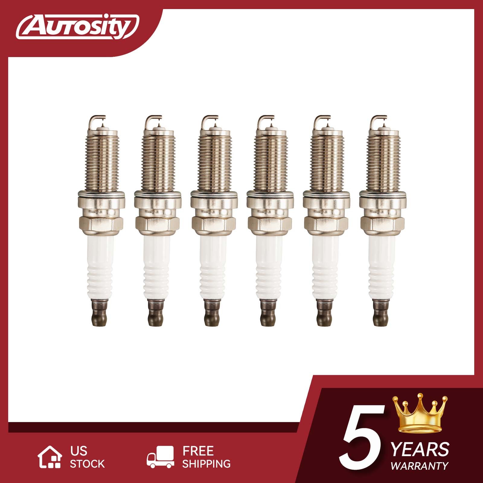 6Pcs Iridium Spark Plugs LFR5AIX11 4469 For 2011-2024 Ram 1500 5.7L V8 XP5325