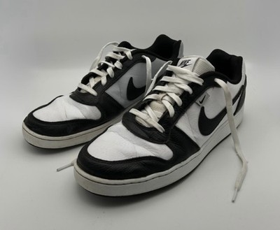 Nike Herren Ebernon Low Prem Basketballschuh Weiß - Schwarz - Grau Gr. 46 UK 11