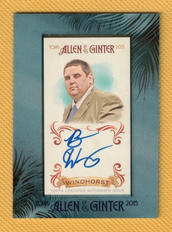 BRIAN WINDHORST AUTO RC 2015 Topps Allen & Ginter Framed Mini Autograph #AGA-BW - Image 2 of 4