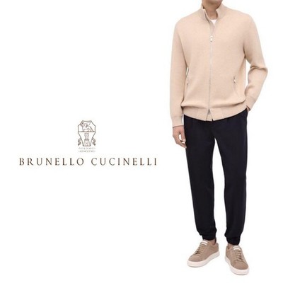 Q22 21-22Aw Superb Cashmere Blend Knit Blouson Brunello Cucinelli