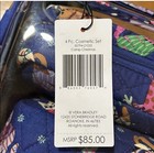 NWT Vera Bradley Quilted Catnip Christmas Print Cosmetic Bag Set — photo 5