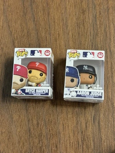 Bryce Harper/ Aaron Judge  Funko Bitty Pop From 2026 Topps Series 1 Super Box