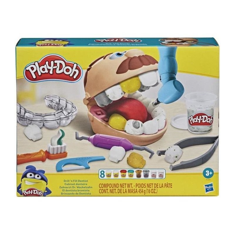 Play-Doh Cabinet Dentaire Activité Manuelle de Pâte à Modeler pour les Après-Midis en Famille