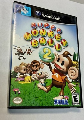 Super Monkey Ball 2 (Nintendo GameCube) Original Case & Manual ONLY