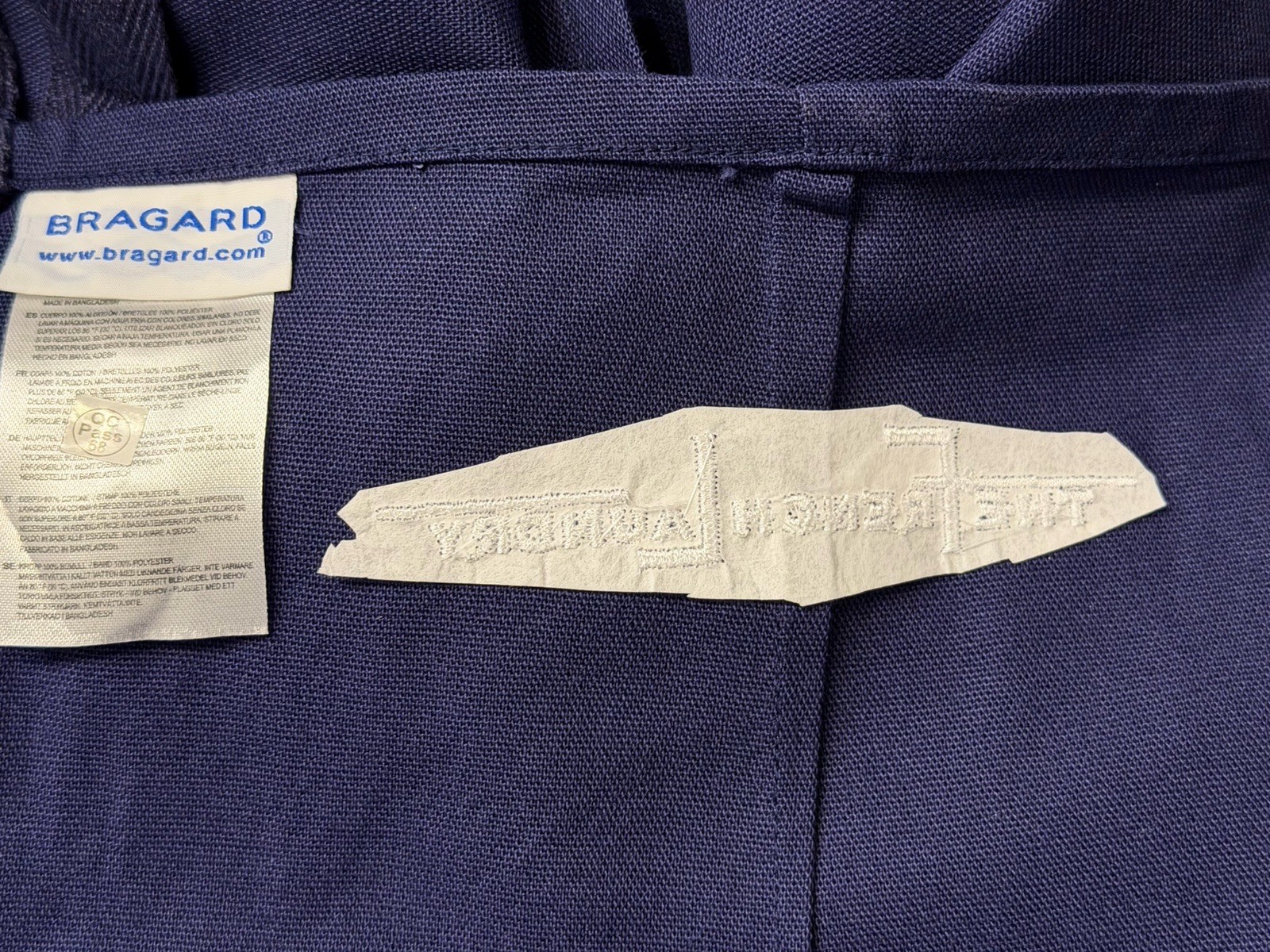 Bragard Apron + Clothes Pin The French Laundry Chef Thomas Keller Napa Michelin