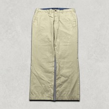 Tommy Hilfiger Chino Trousers Mens 38" Tailored Fit Straight Leg Pants, Beige