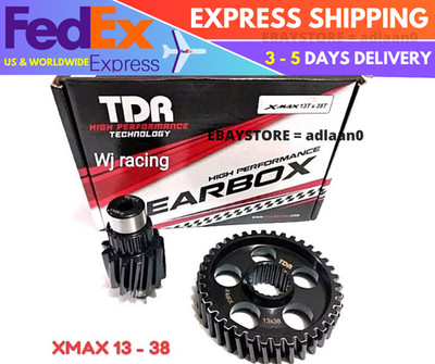 Yamaha X-MAX MBK 13-38 TDR Secondary Gears Ratio 13T x 38T ( EXPRESS SHIPPING )