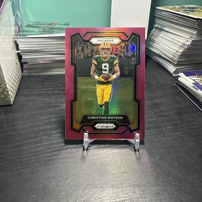 2023 Panini Prizm - Christian Watson #107 Pink Prizm Greenbay Packers