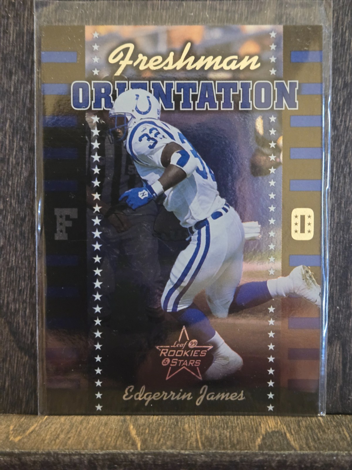 1999 LEAF ROOKIES & STARS #FO-14 EDGERRIN JAMES FRESHMAN ORIENTATION /2500 COLTS