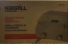 NEW!! NEXGRILL 2 Burner Portable Propane Gas Table Top Grill in Stainless Steel