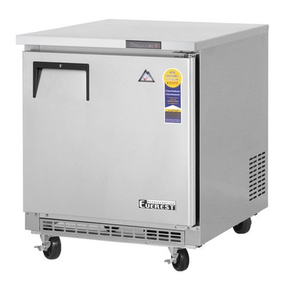 Everest ETBF1 27'' 1 door Undercounter Work Top Freezer 