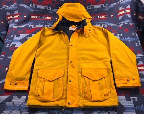 Chaqueta con Capucha FILSON Mal Clima Alerce Dorado Lona Encerada M Refugio Cubierta Paño - Imagen 1 de 24