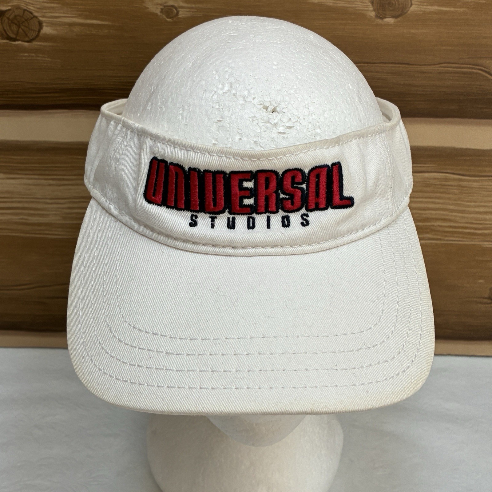 Universal Studio Visor Hat Cap Snap Back White Lo… - image 3