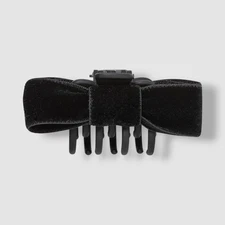 Jennifer Behr Women's Black Velvet Bow Claw Hair Clip