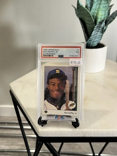 1989 Upper Deck Ken Griffey Jr. Star Rookie #1 PSA 7 Seattle Mariners