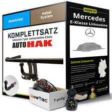 Für MERCEDES E-Kl. Limo. W124 Anhängerkupplung abnehmbar +eSatz 7pol uni 84- NEU Für MERCEDES E-Kl. Limo. W124 Anhängerkupplung abnehmbar +eSatz 7pol uni 84- NEU
