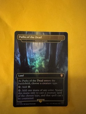 Wizards OF THE COAST - MTG foil 死者の道/魂の洞窟/Cavern of Souls 英語版 Paths of the Dead - Cavern of Souls Commander: the Lord of