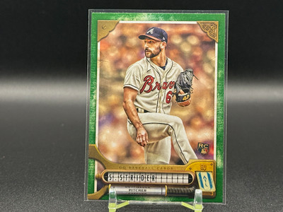   2022 Topps GQ Baseball Spencer Strider Rookie RC #44 - Green Parallel  