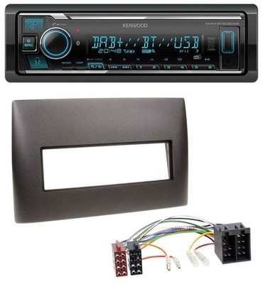 Kenwood Bluetooth MP3 DAB USB Autoradio für Fiat Stilo (192, 2001-2008)