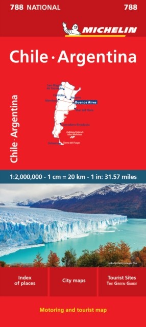 Chile Argentina - Michelin National Map 788: Map (Maps/Country Michelin) - Image 4