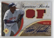 2006 Ultimate Collection Signature 8/10 Torii Hunter #UP-HU Patch Auto h8k