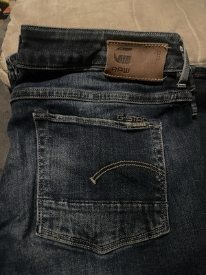 G-Star RAW 3301 Herren Jeans Denim Blau Schlaghose 28/32 Five-Pocket Zip