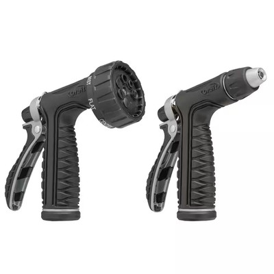 Orbit Pro Flo Zinc Rear Trigger Spray Hose Nozzle Dual Pack Free Ship NEW