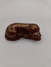 Homemade Resin Dog Hound Labrador Puppy Ornament Statue figurine in brown gift