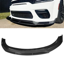 Carbon Fibre Front Bumper Lip For 20-23 Dodge Charger SRT Hellcat Scat Widebody