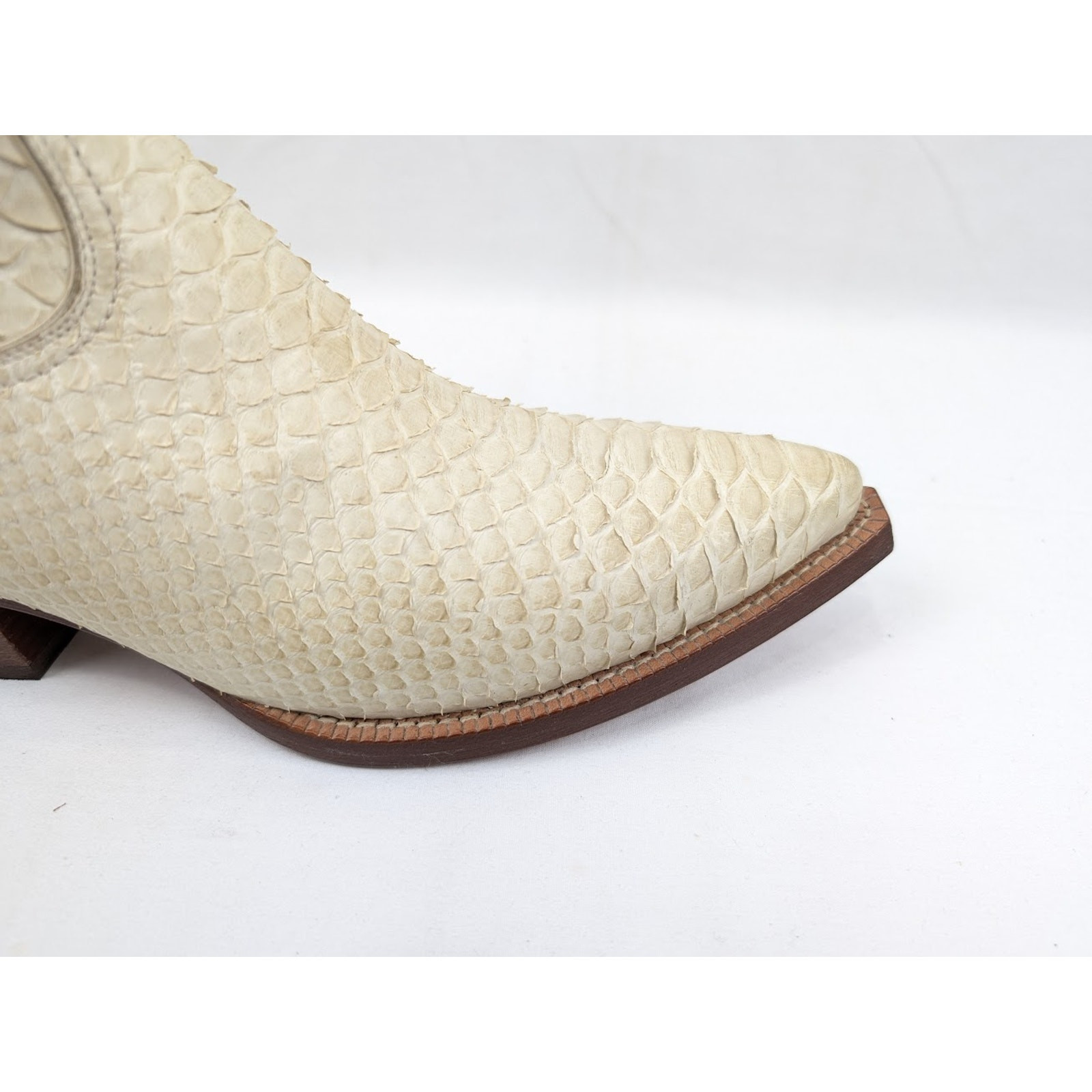 Stivali Saint Laurent Paris Lukas 40 con zip color crema nuovi con etichette 42 5