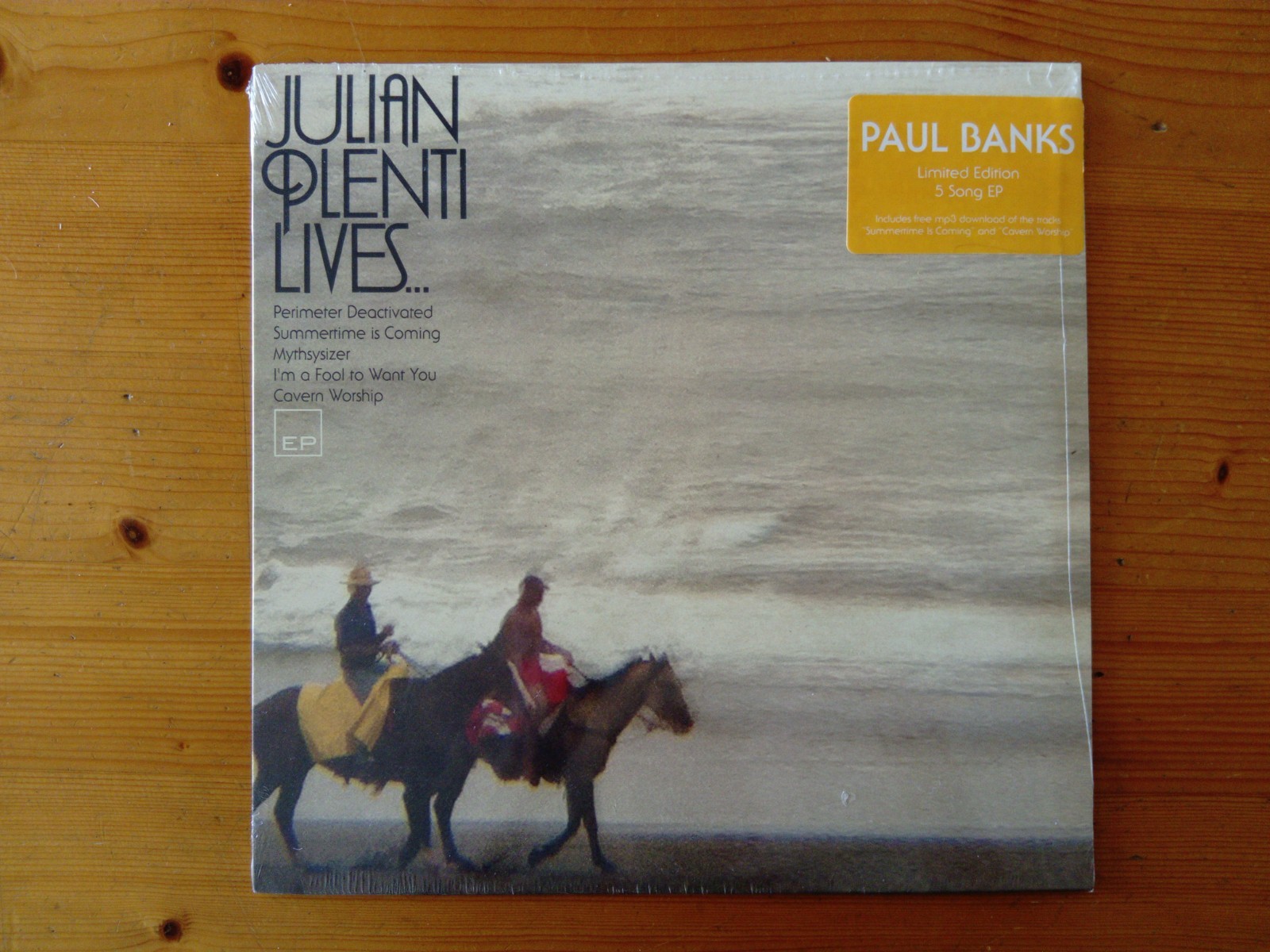 Paul Banks (Interpol) Julian Plenti Lives... Ltd Vinyl 10"" (2,500 Only/Sealed)