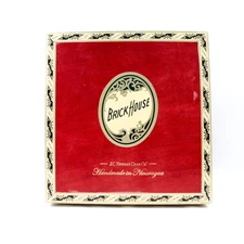 Brick House Churchill Empty Wood Cigar Box 8" x 8.25" x 2.75"