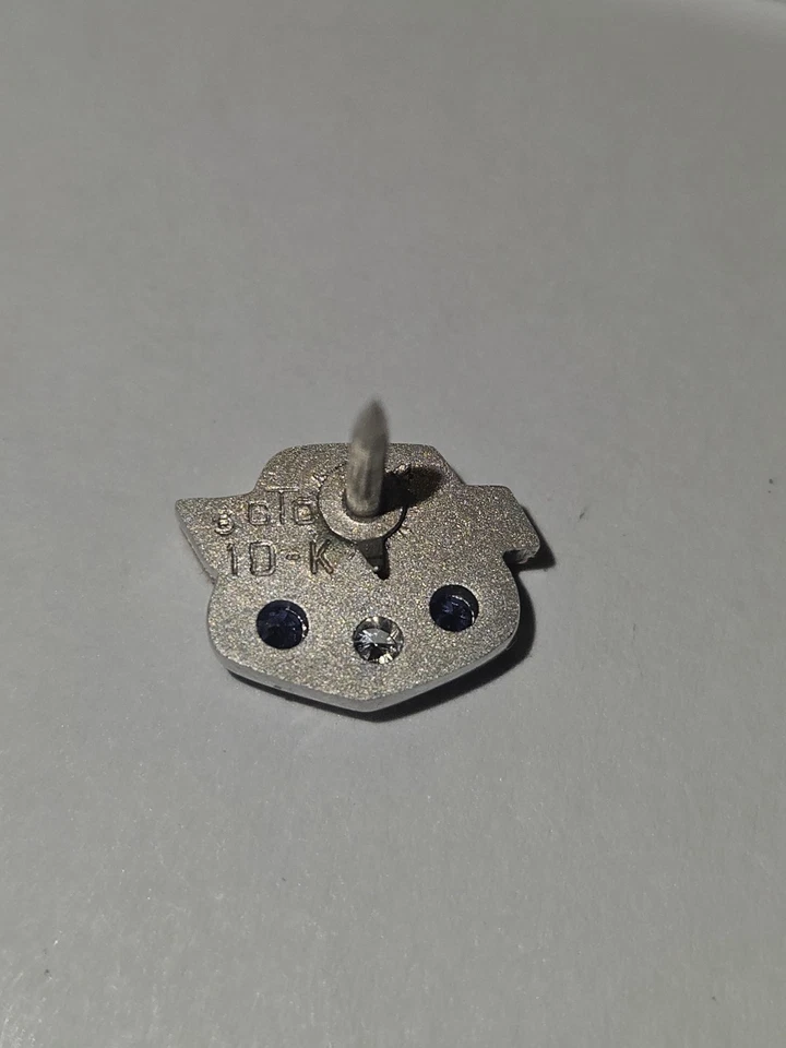 Винтажный Chevrolet сервис награда заколка 10K твердого золота бриллиант сапфиры редкая галстук - Изображение 3 из 4