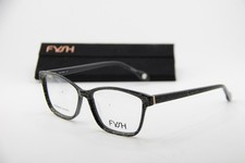 NEW FYSH 3756 S400 BLACK GOLD GLITTER ACETATE AUTHENTIC EYEGLASSES 53-16