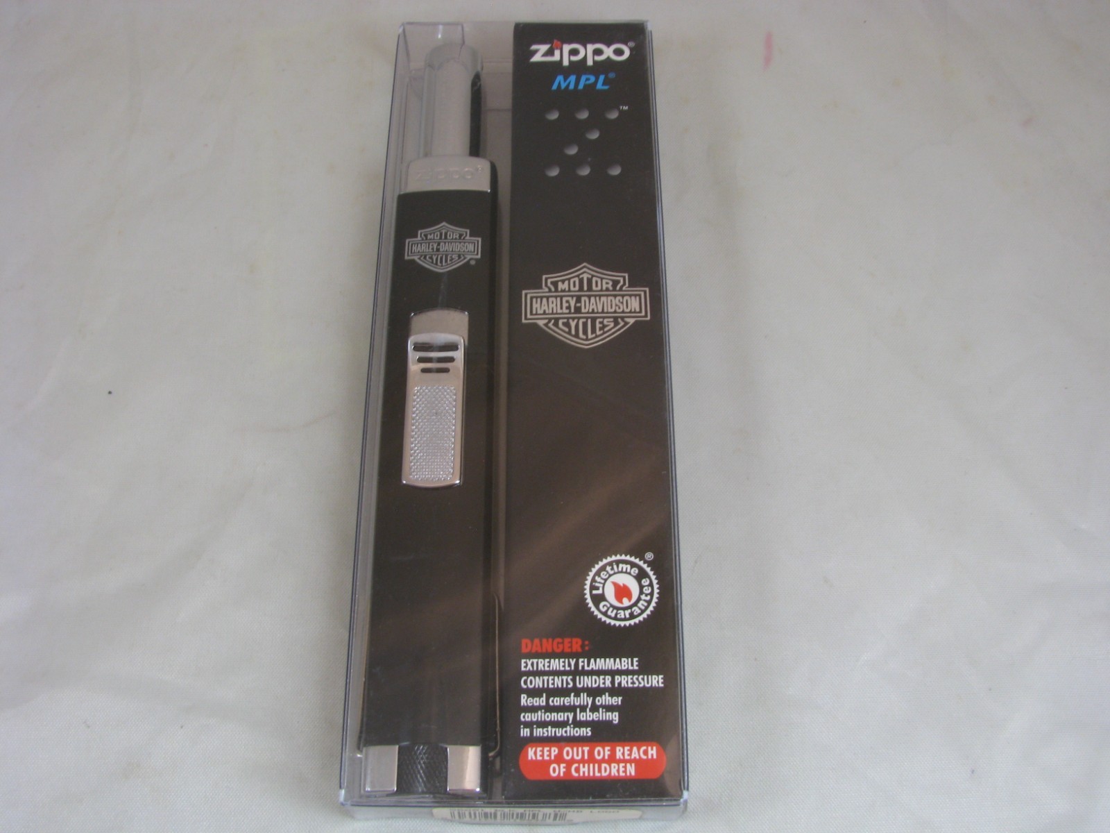 Zippo MPL, New in Package, Never Used, Harley Davidson black+