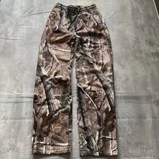 Mens RedHead Cargo Realtree Camo Pants Hunting Outdoor Small Drawstring Waist