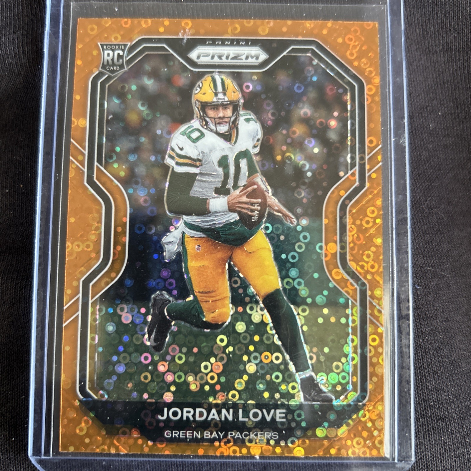 2020 Panini Prizm - Rookie Jordan Love #363 Orange Disco Prizm (RC)
