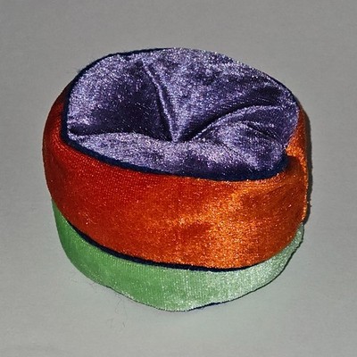 Groovy Girl Doll-Size Plush Pillow Throw Replacement Purple Orange Green 3'' Wide