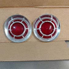 1962-1963 Studebaker Lark Tail Light Lenses 1353620 Pair 