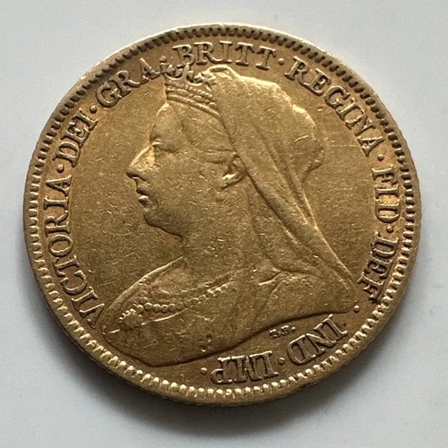 1900 Victoria Gold Sovereign — photo from the most recent tracked eBay sale