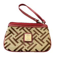 Tignanello Since 1989 Women’s Logo Zipper Wristlet Mini Wallet Coin Purse