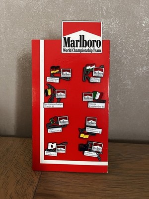 Konvolut 8 Pins Marlboro Formel 1 1991 Rennstrecken GP Vintage McLaren Sammlung