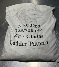 2t Snow Tire Chain Ladder Pattern N1032200 22570r195 1 Pair