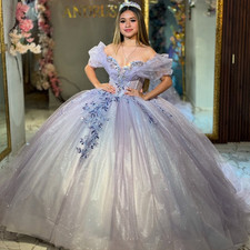 Dreamy Quinceanera Dresses Fairy Princess Sweet 16 Party Shiny Ball Gowns Custom