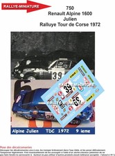 DECALS 1/43 REF 0750 Renault